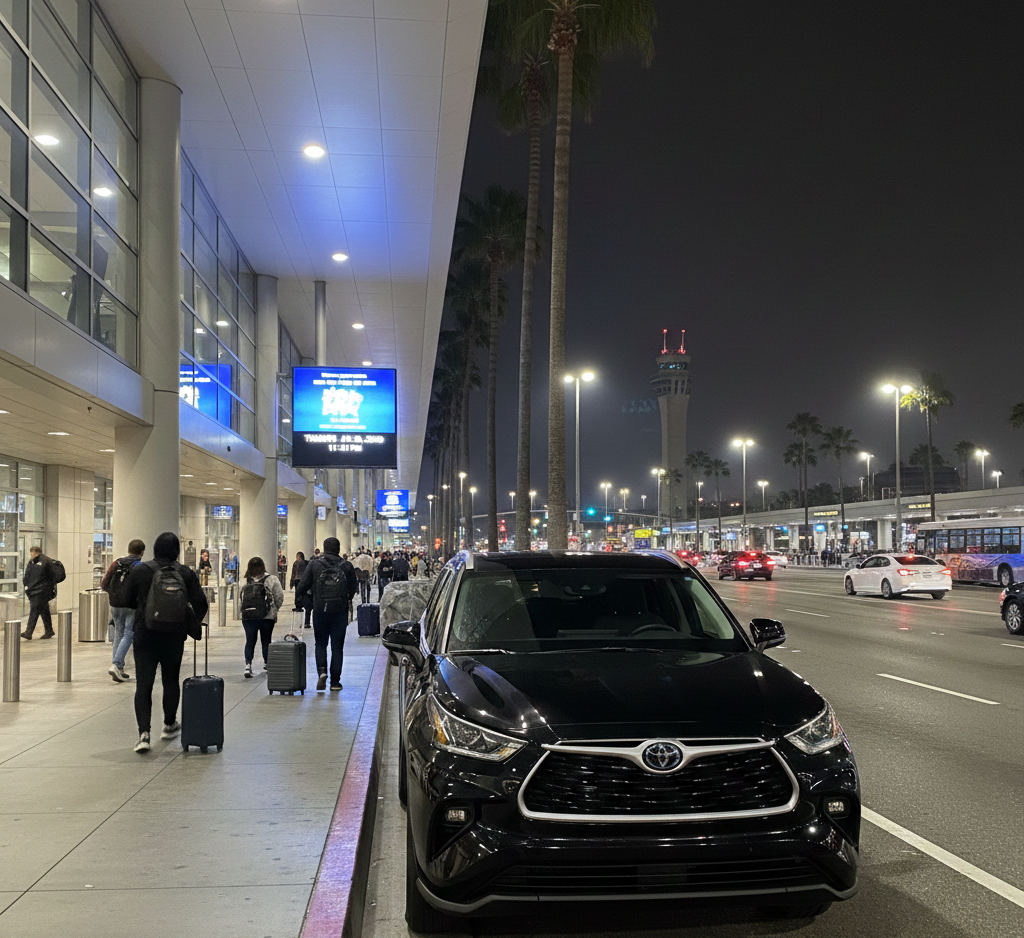 Private LAX airport transportation service from Orange County with OC Breeze Transportation